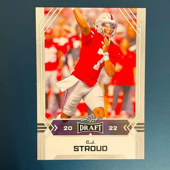 Panini Other - CJ Stroud Rookie Card 2022 Leaf Football Houston Texans #03